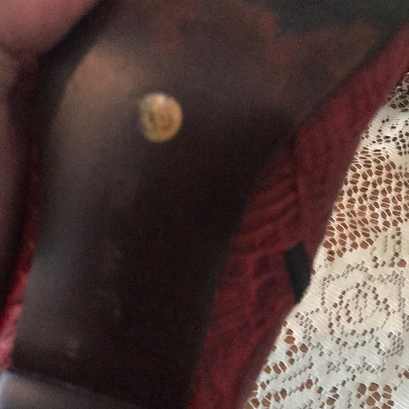 Da Firenze red leather 2” heeled boots size 39 - Picture 7 of 11